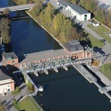 LEW-Wasserkraftwerk in Gersthofen